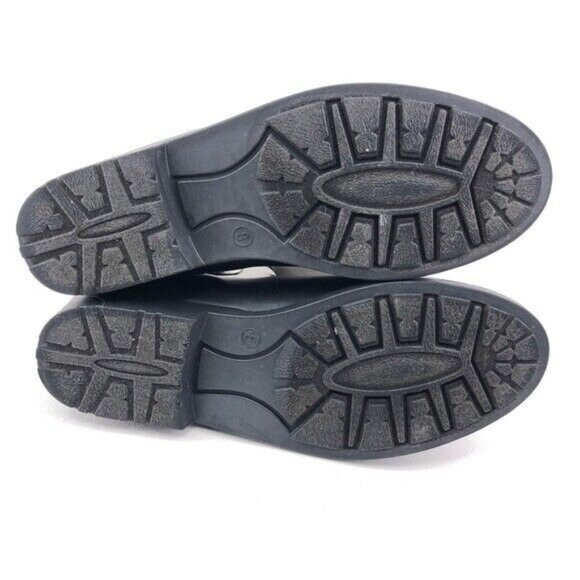 J.Crew Black Rubber Chelsea Rain Ankle Boots 8 - Picture 6 of 11